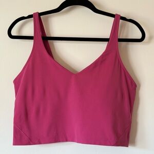 Lululemon Align Tank, PLYC (pink lychee) size 12 Excellent condition.